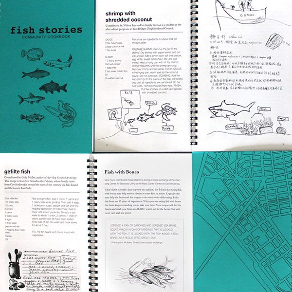 Fish Stories interior pages. Thanks to Andy at G&P Printing on Center Street for doing such a great job on the book.